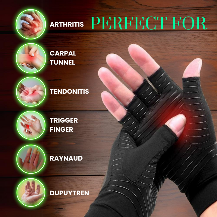 ReliefGrip | Copper Therapy Gloves for Hand Pain