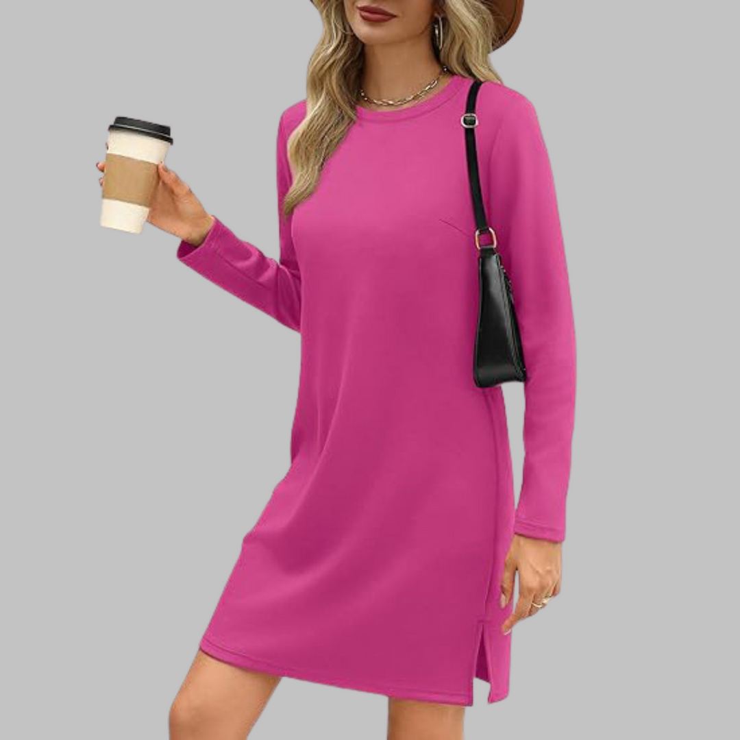 Trace | Casual Long Sleeve Mini Dress