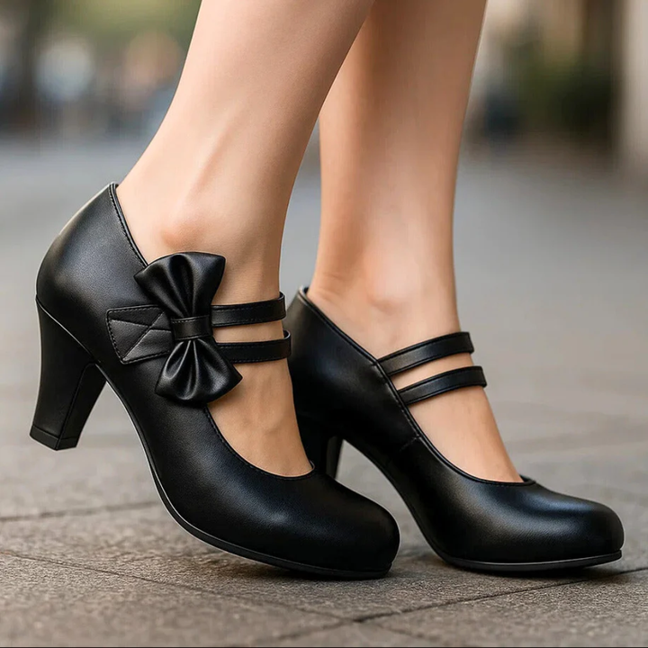Lessie | Elegant Bow Heels