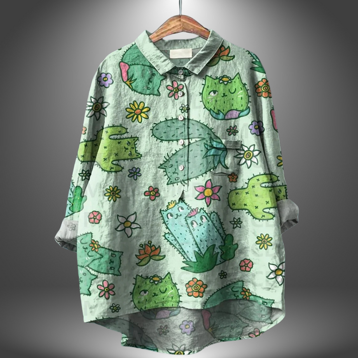Fiolie | Handcrafted Floral Shirt