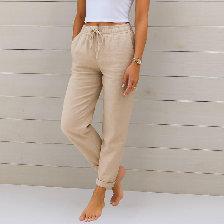 Madonna | Premium Breathable Linen Stretch Pants