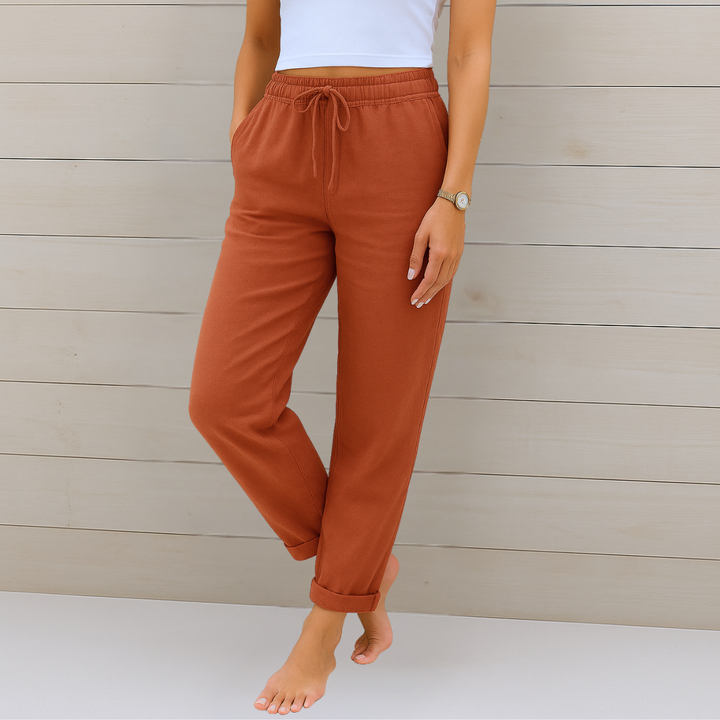 Madonna | Premium Breathable Linen Stretch Pants