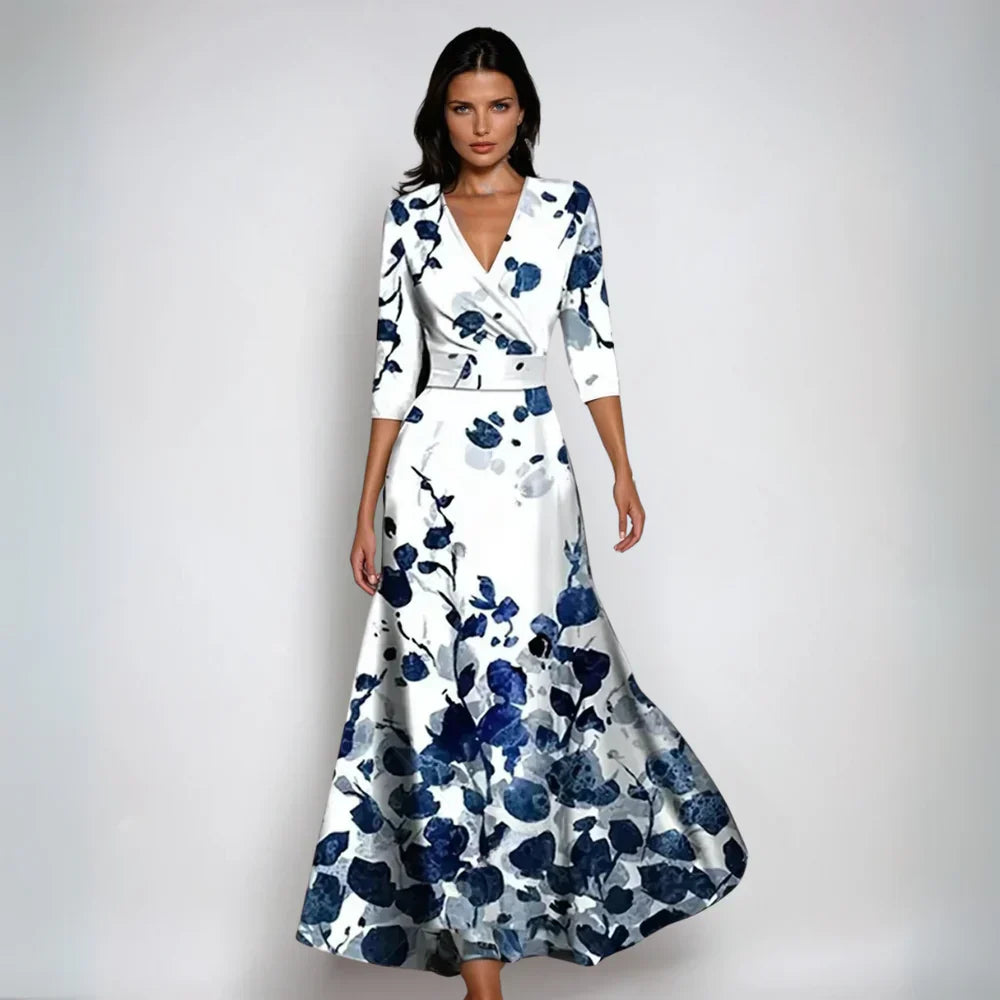 Rubina | Stylish Floral Wrap Dress
