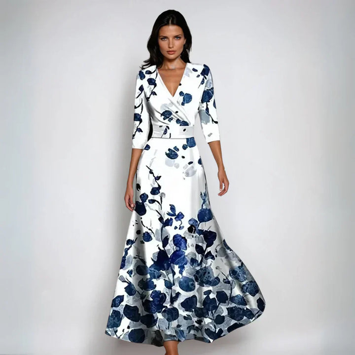 Rubina | Stylish Floral Wrap Dress