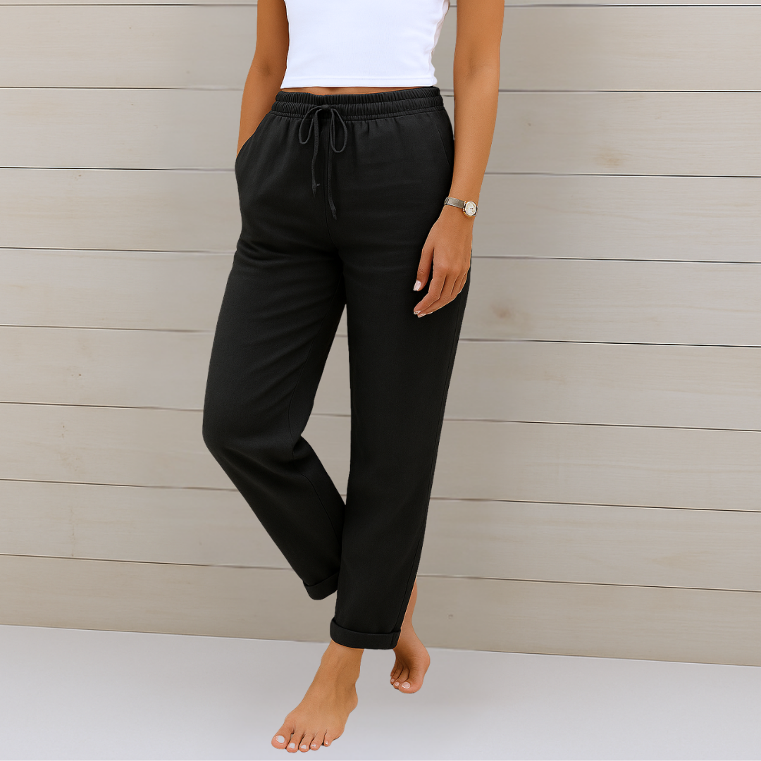 Madonna | Premium Breathable Linen Stretch Pants