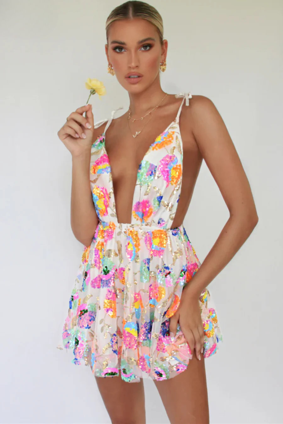 Taylee | Tropical Mini Dress