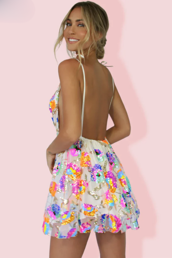 Taylee | Tropical Mini Dress
