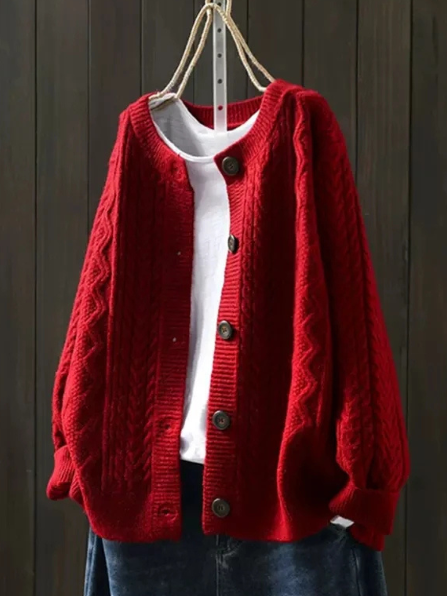 Lora | Cable Cardigan