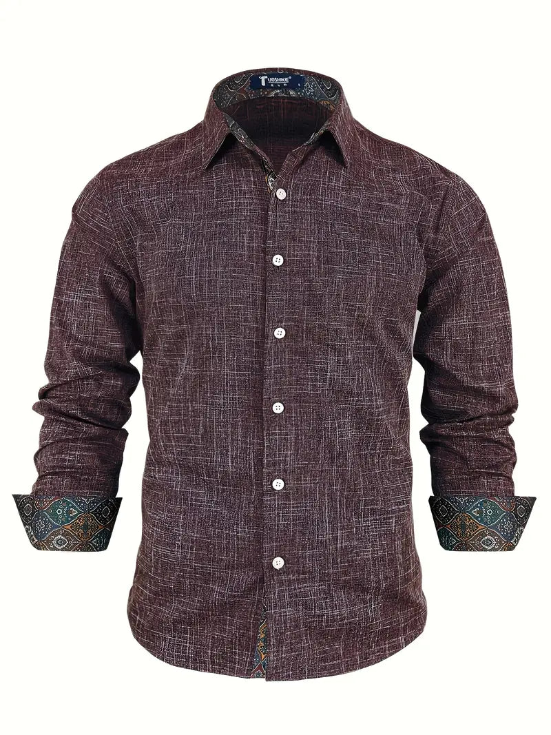 Jaxton | Long Sleeve Button-Up Shirt