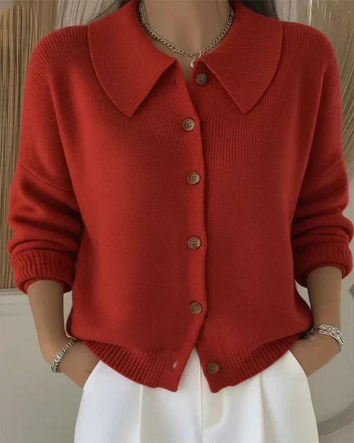 Fiadh | Button Collar Cardigan