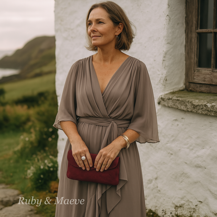 Adrianne | Elegant Silk Dress