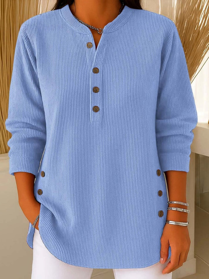 Fionnuala | Button Henley Tunic