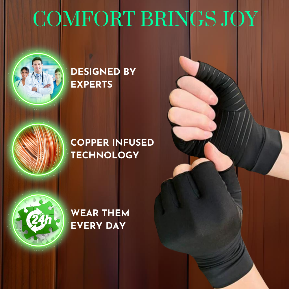 ReliefGrip | Copper Therapy Gloves for Hand Pain