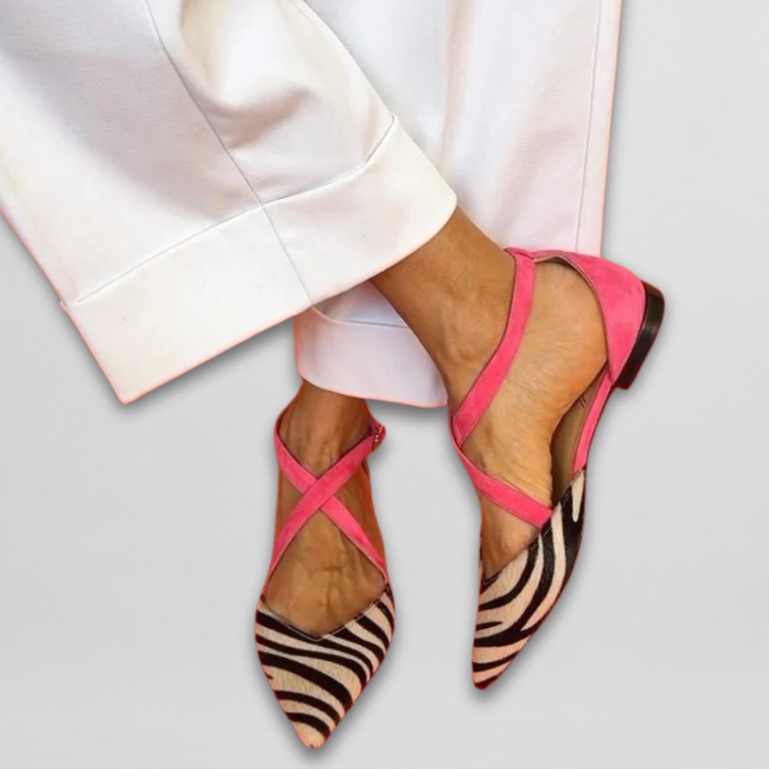 Kevina | Ballet Flats With Straps
