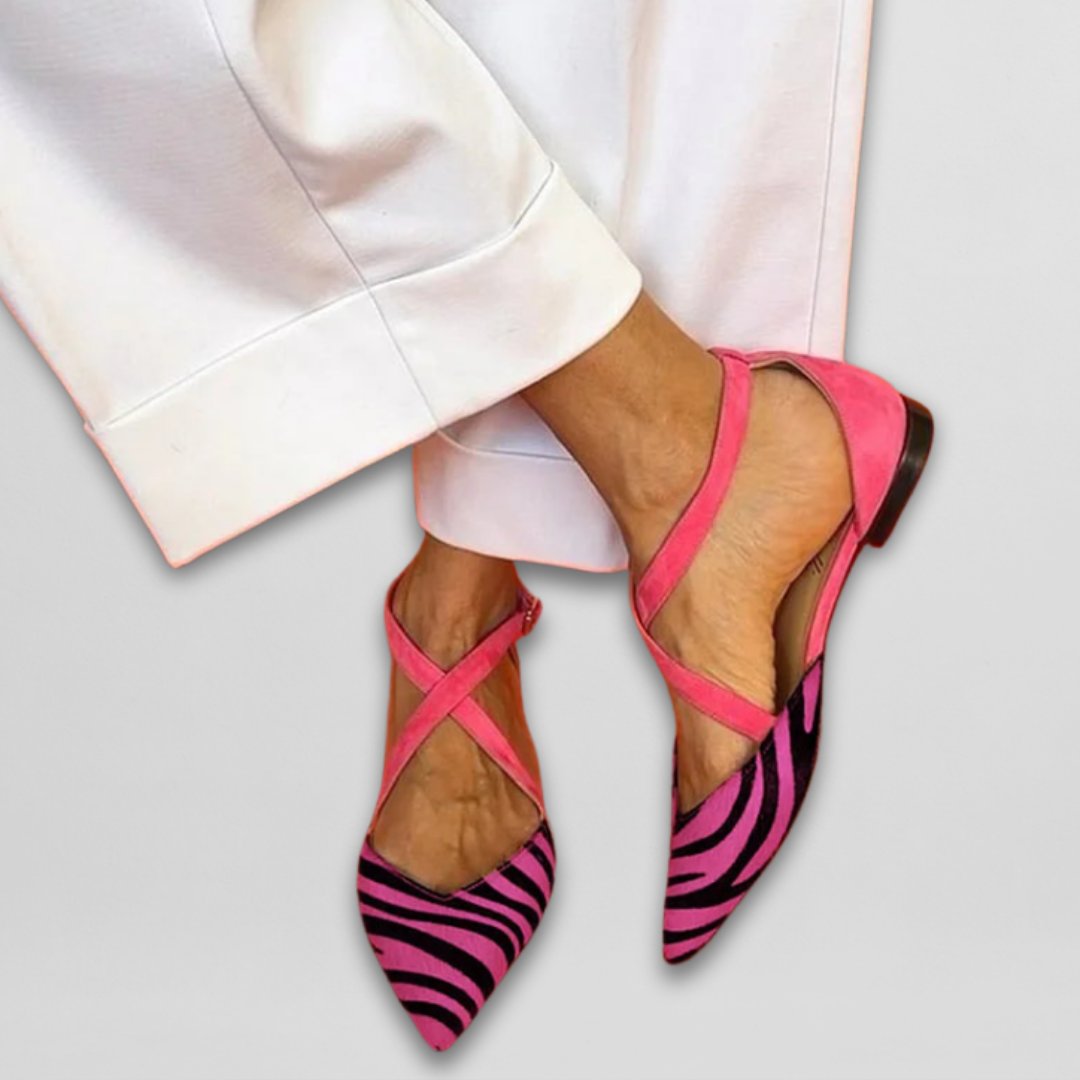 Kevina | Ballet Flats With Straps