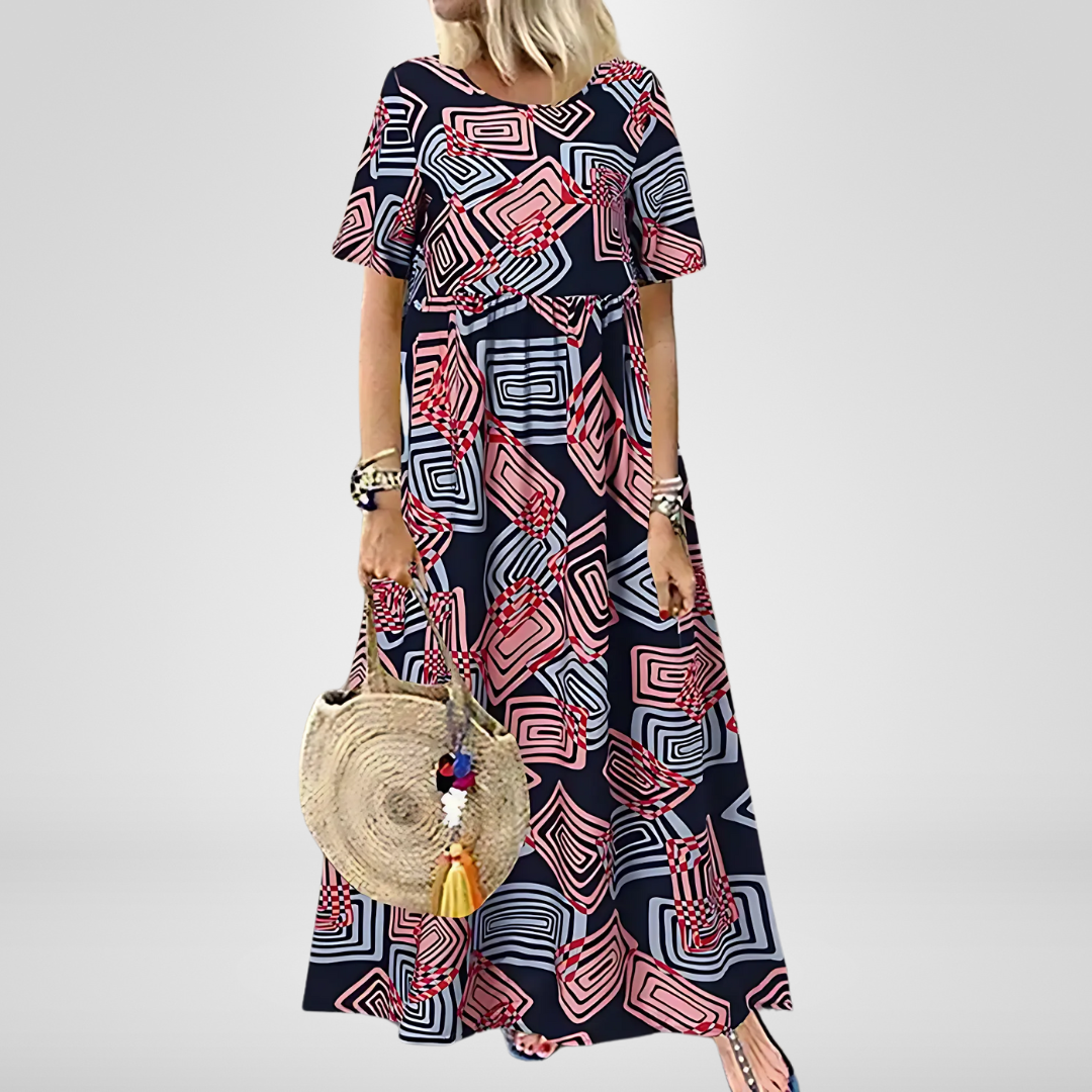 Imogen | Geometric Printed Dress