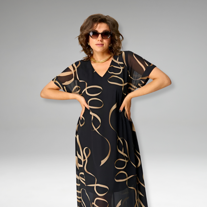 Sanne | Elegant Printed Dress