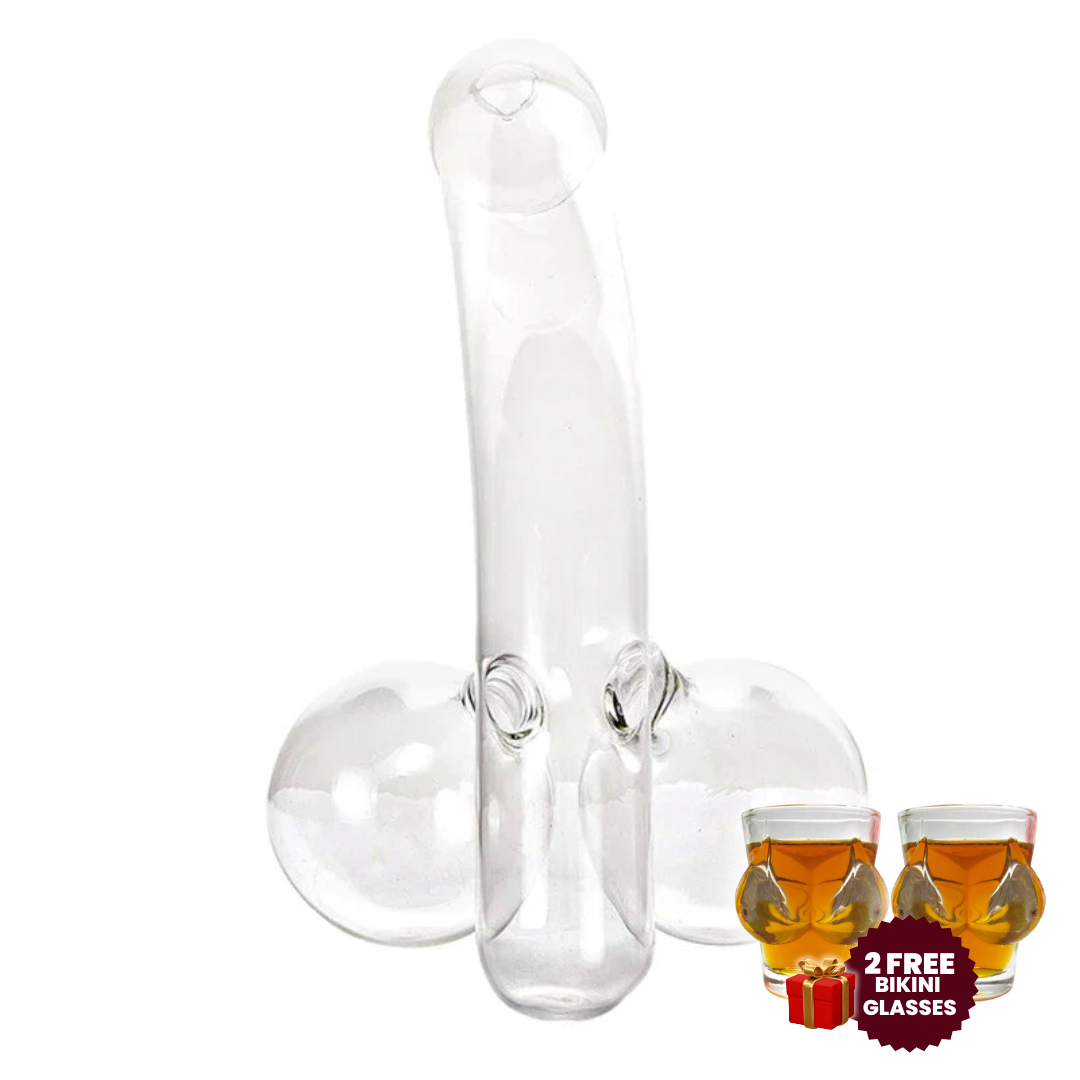 Whiskey/Wine Carafe | Unique Design with a Touch of Humor