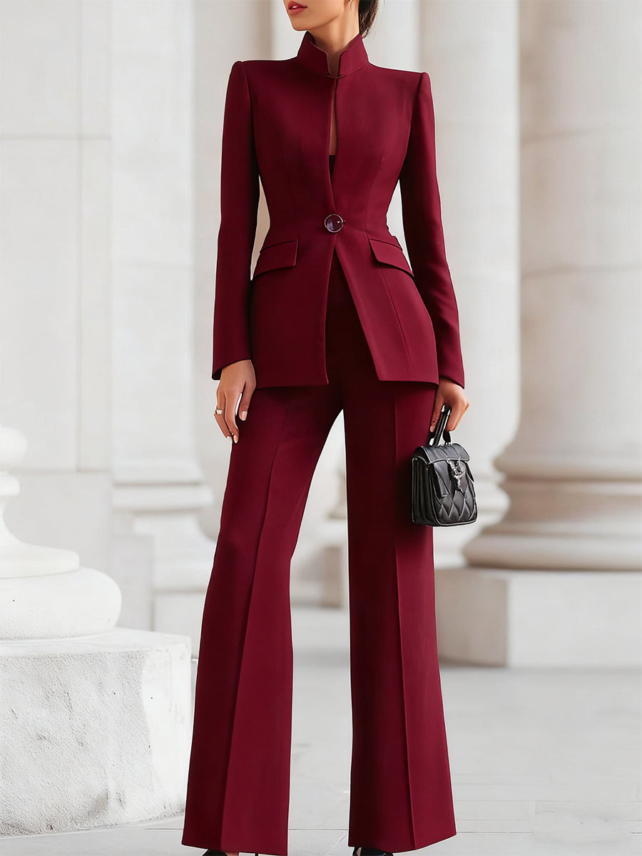 Margery | Elegant Blazer Jacket and Trousers Set