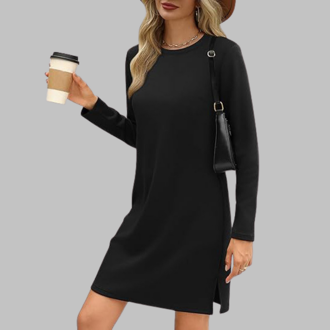 Trace | Casual Long Sleeve Mini Dress
