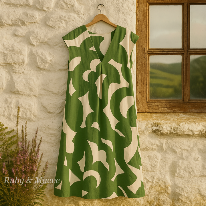 Viola | Flowing V-Neck Dress