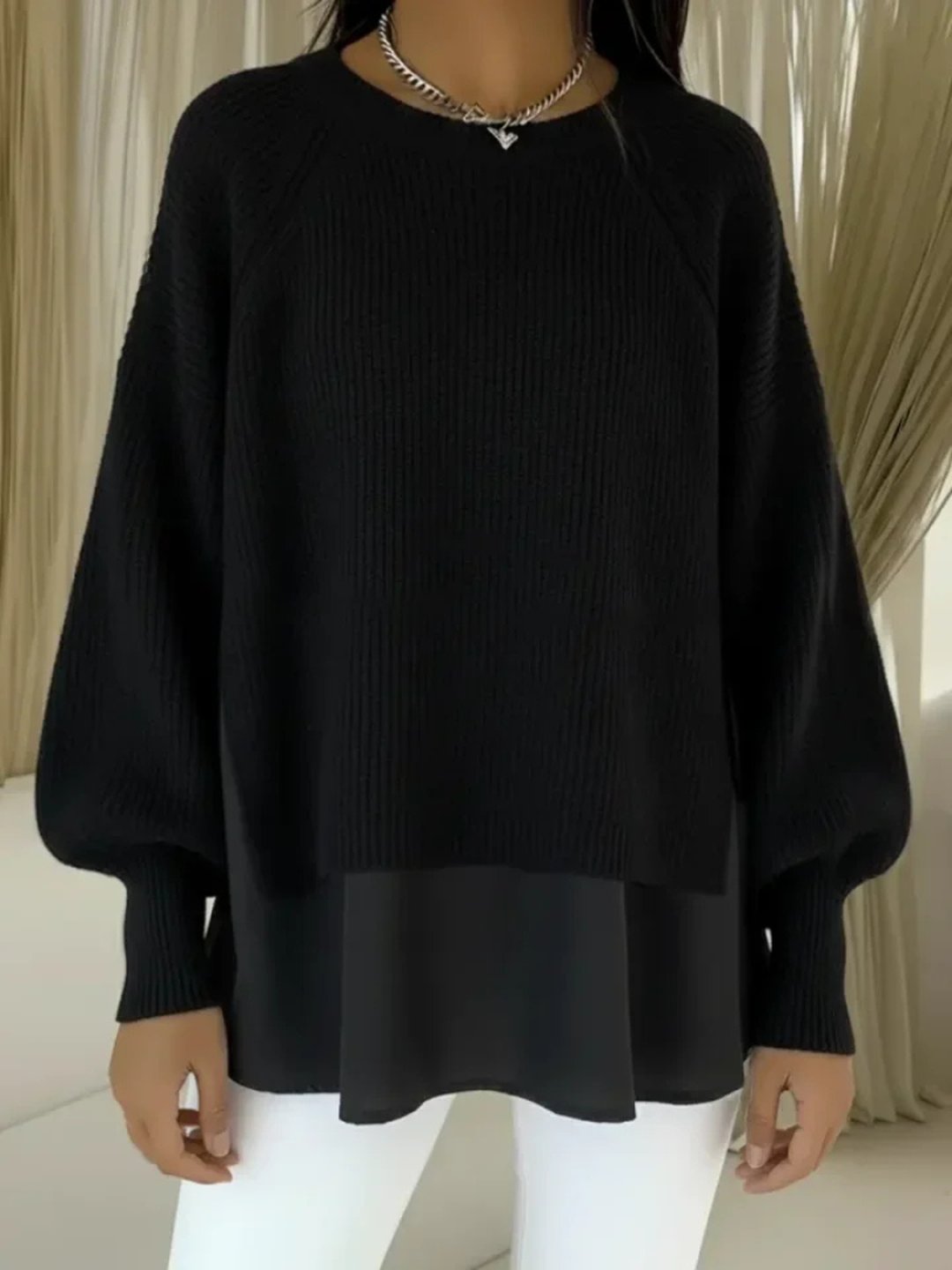Nodette | Layered-Look Sweater