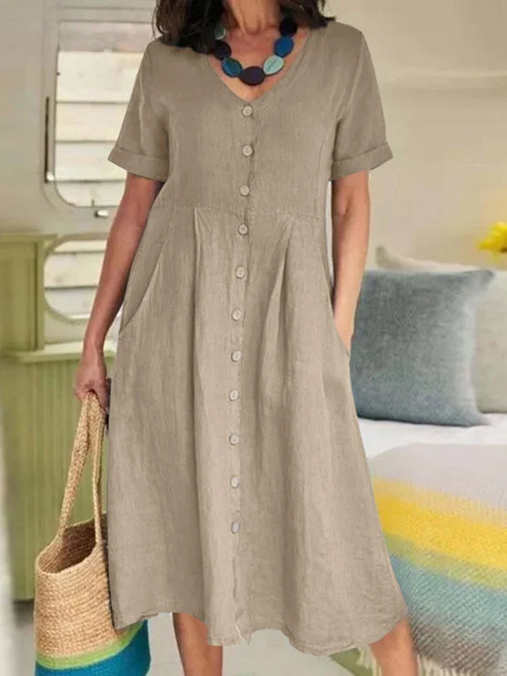 Zendaya | Casual Oversized Midi Shirt Dress