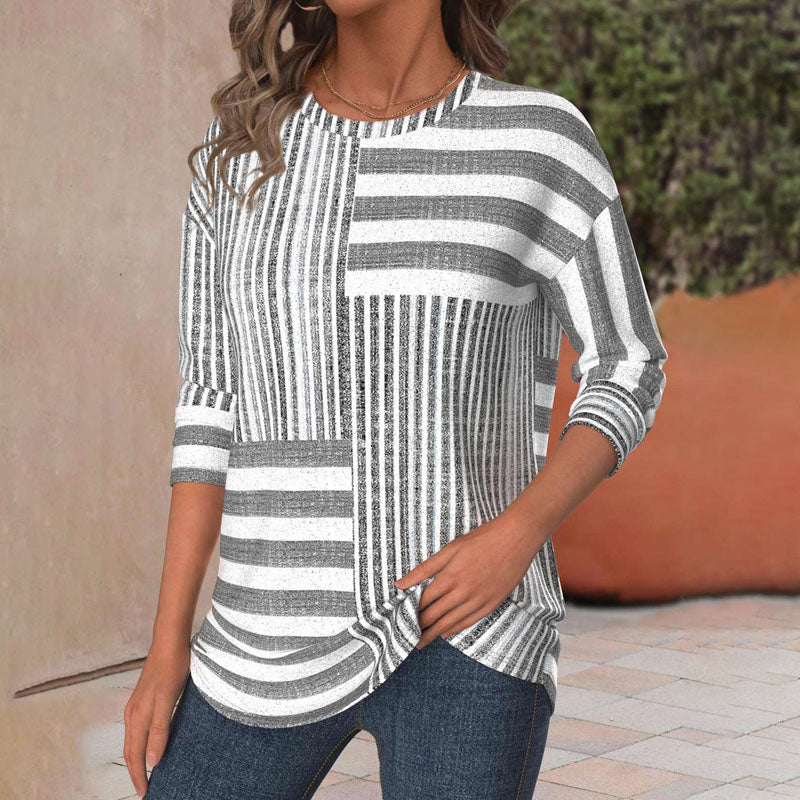 Miki | Striped Comfort Blouse