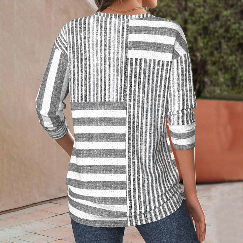 Miki | Striped Comfort Blouse