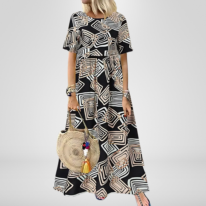 Imogen | Geometric Printed Dress