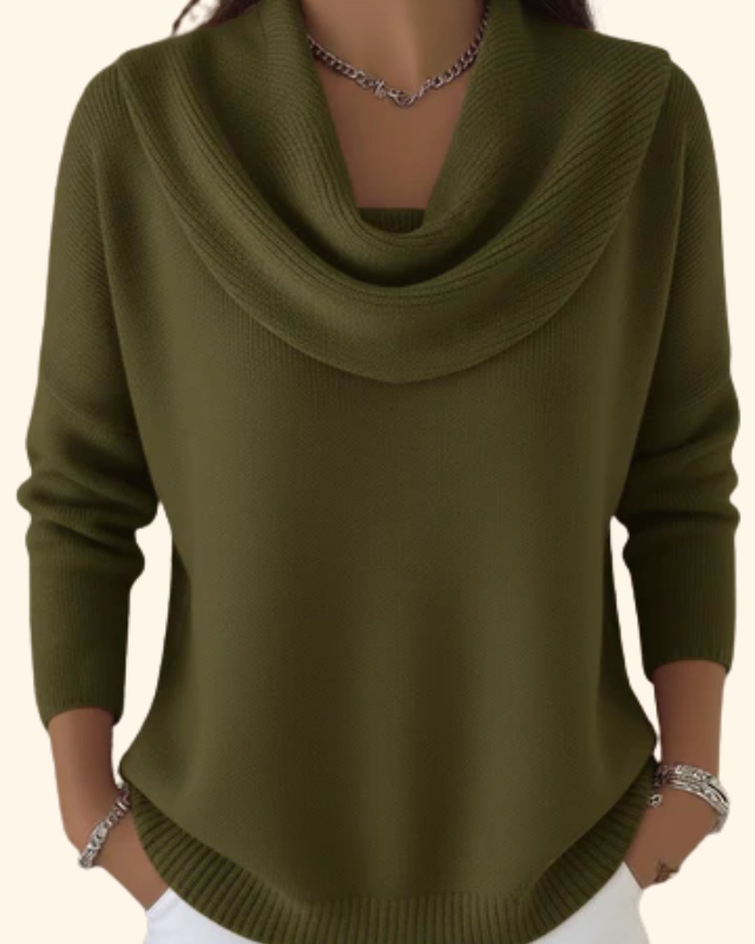 Nóirín | Cowl Neck Sweater