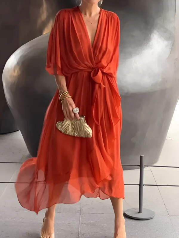 Ashlyn | Timeless Wrap Midi Dress