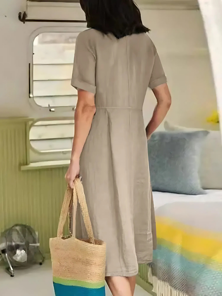 Zendaya | Casual Oversized Midi Shirt Dress