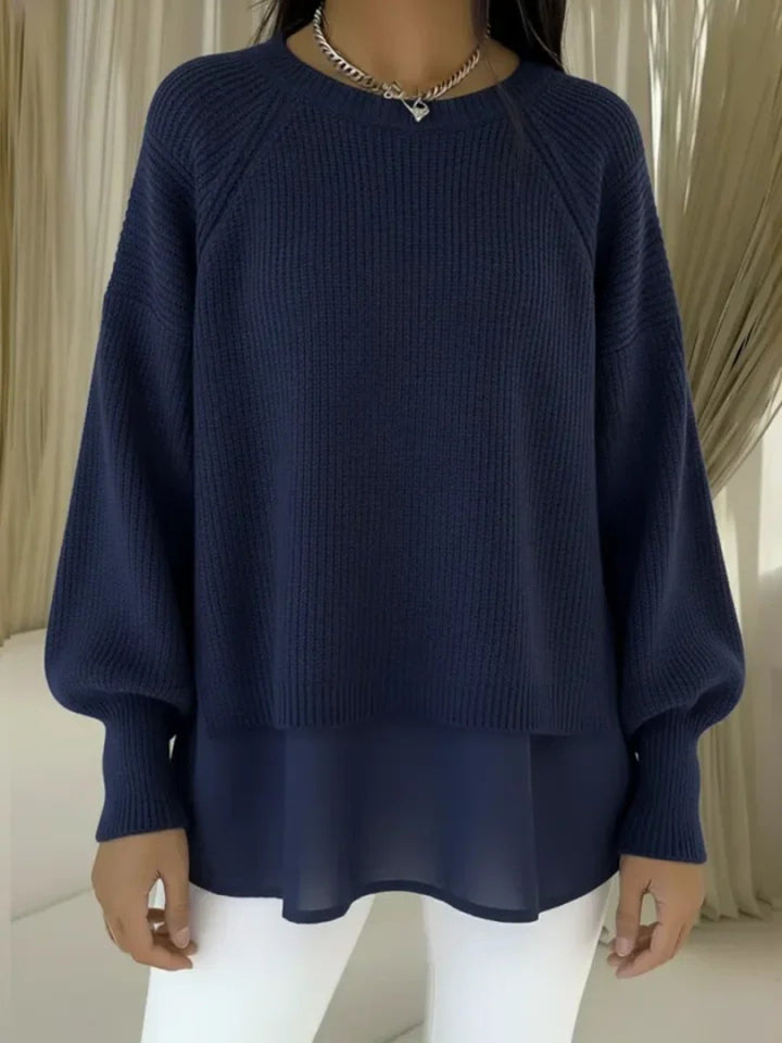 Nodette | Layered-Look Sweater
