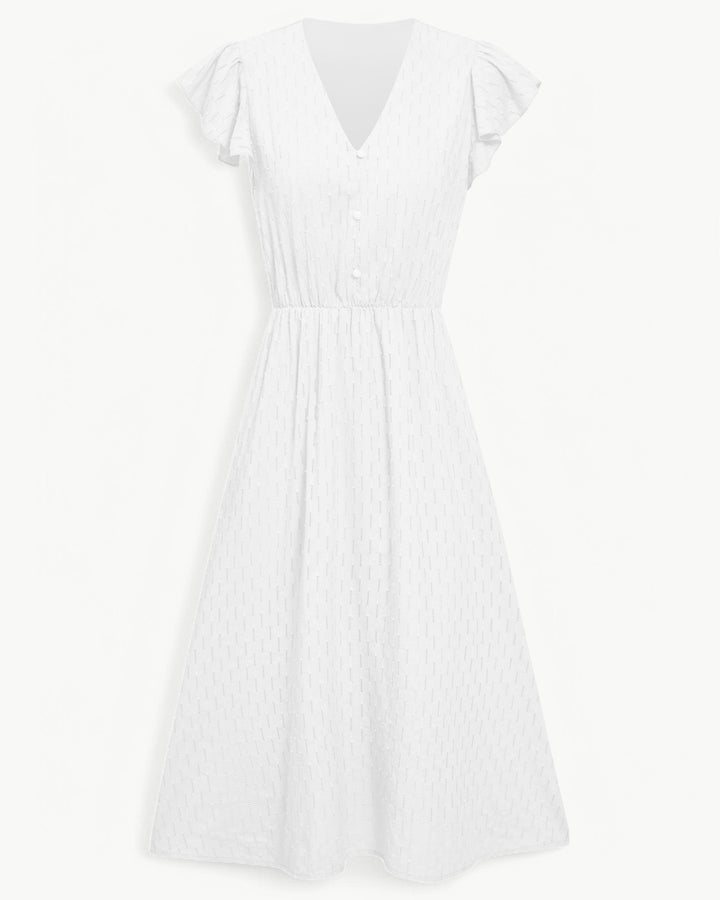 Orly｜V-neck Midi Dress