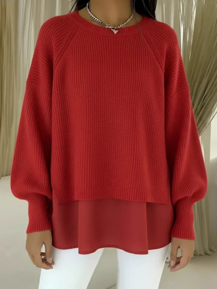 Nodette | Layered-Look Sweater