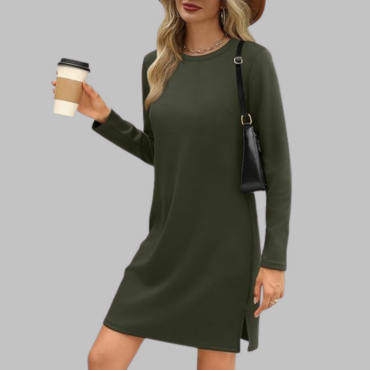 Trace | Casual Long Sleeve Mini Dress