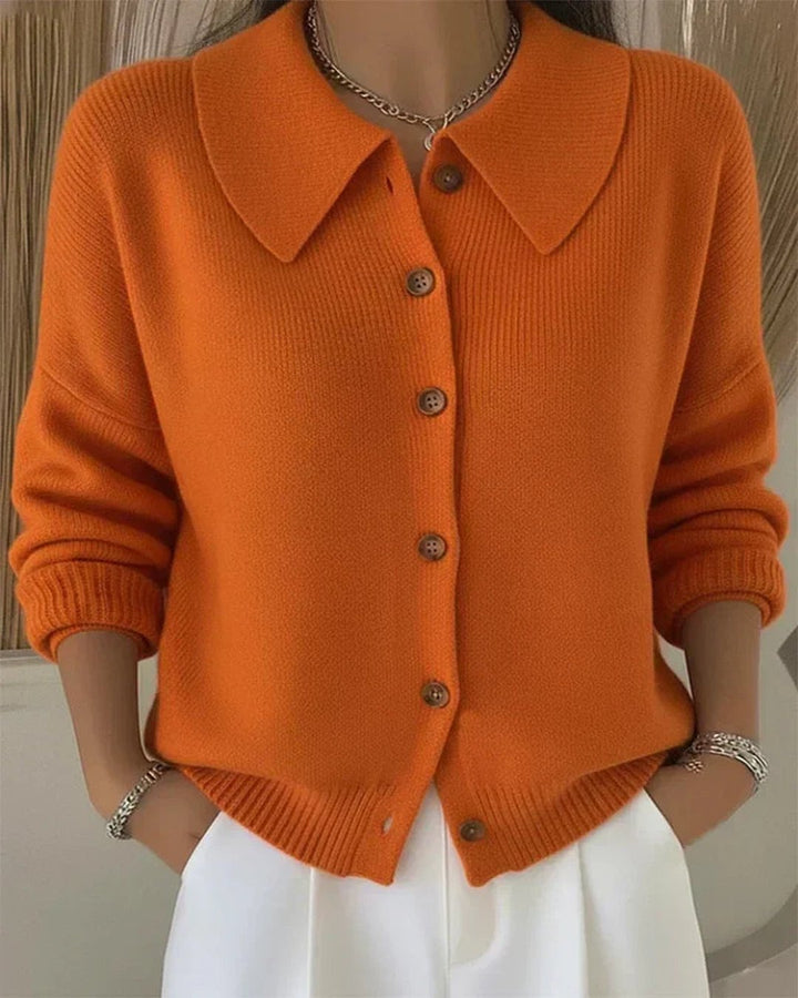Fiadh | Button Collar Cardigan