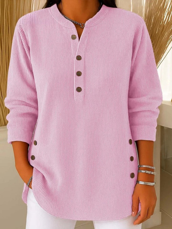 Fionnuala | Button Henley Tunic