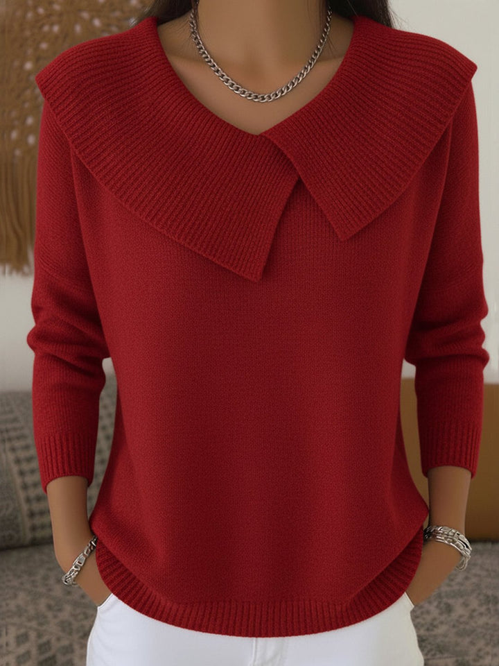 Hibernia | Warm Sweater with Soft Collar