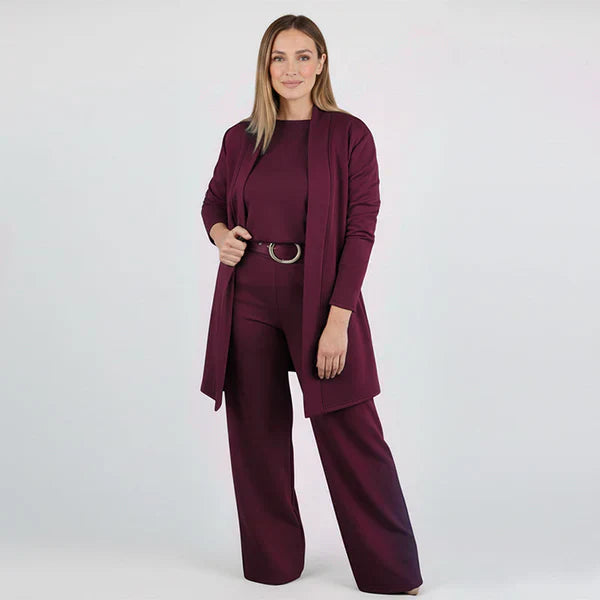Candice | Elegant Three-Piece Stretch Set
