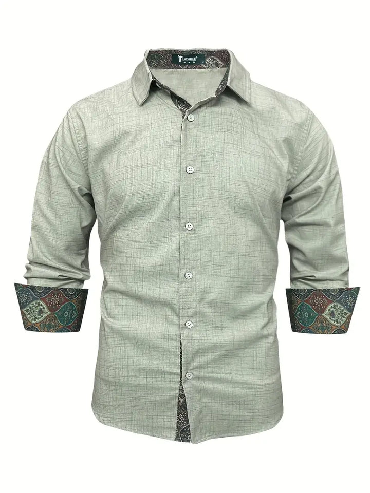 Jaxton | Long Sleeve Button-Up Shirt