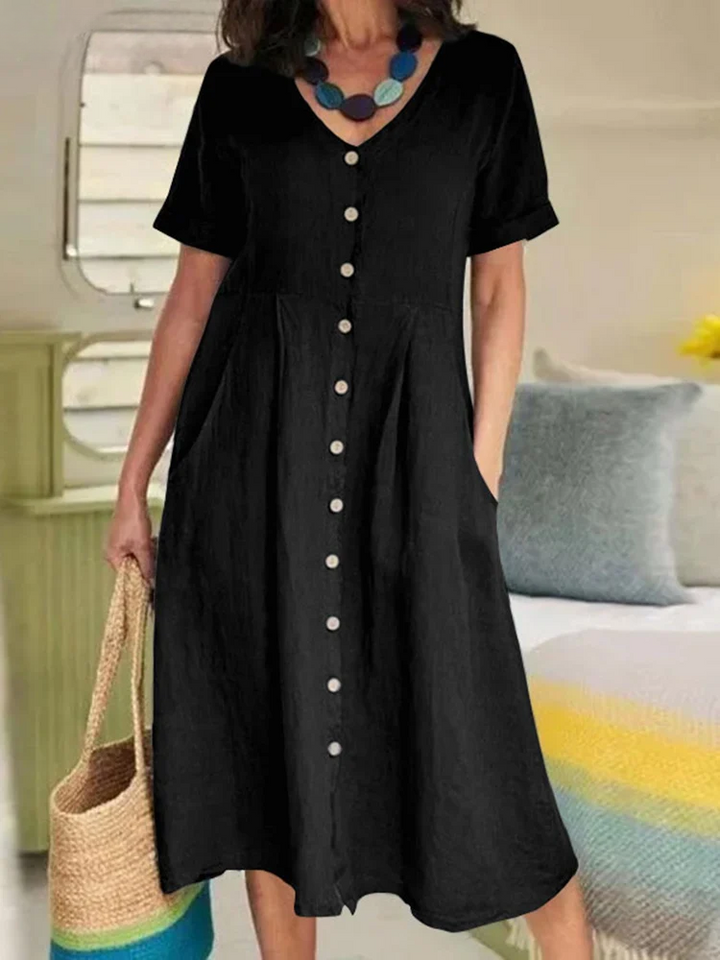 Zendaya | Casual Oversized Midi Shirt Dress