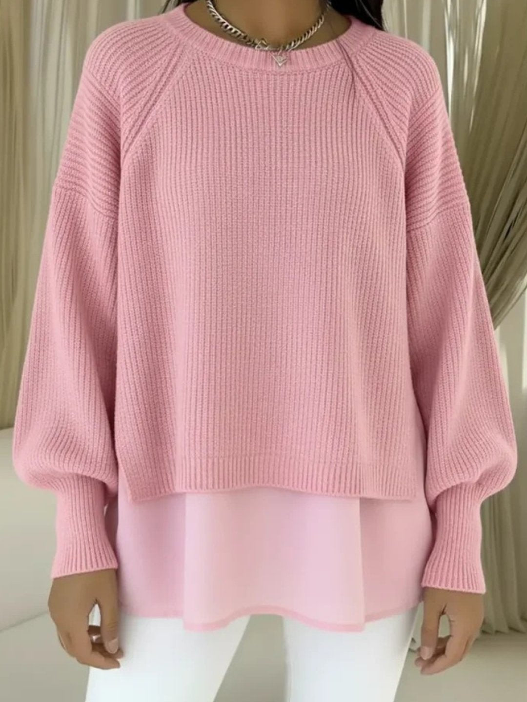 Nodette | Layered-Look Sweater