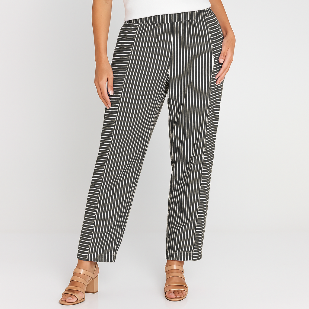 Kesia | Striped Cotton Pants