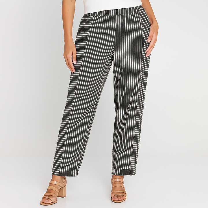 Kesia | Striped Cotton Pants