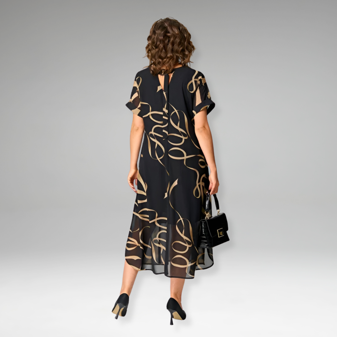 Sanne | Elegant Printed Dress