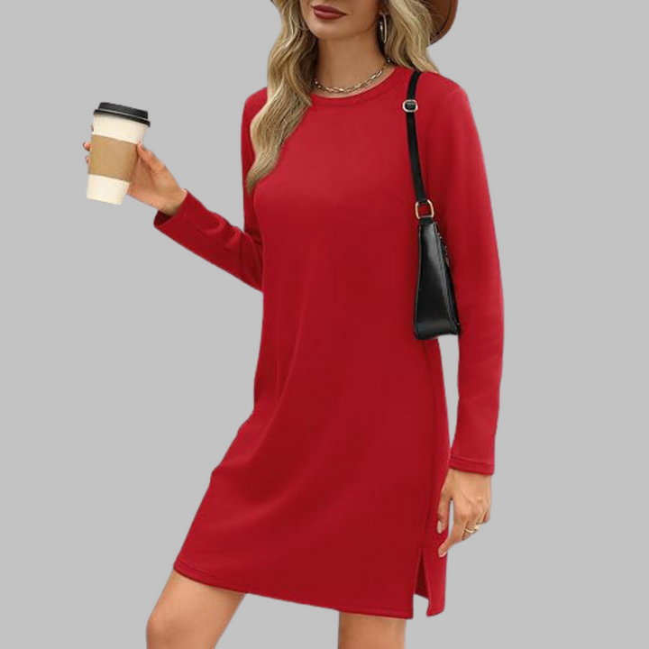 Trace | Casual Long Sleeve Mini Dress