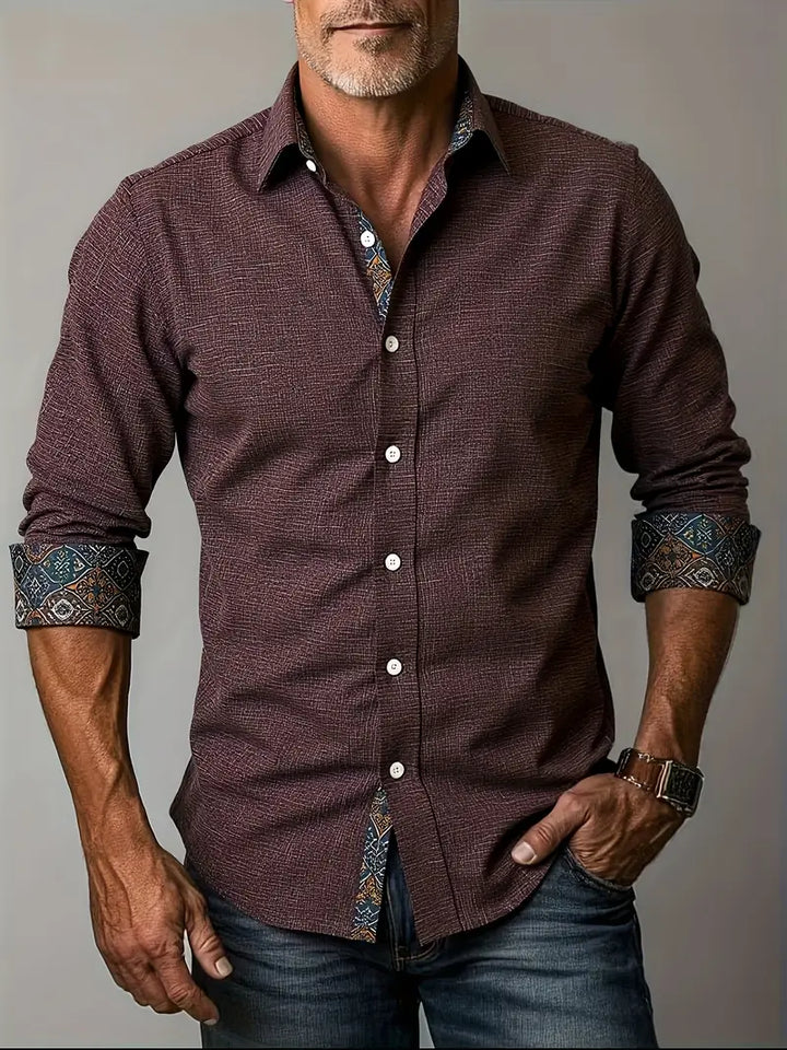 Jaxton | Long Sleeve Button-Up Shirt