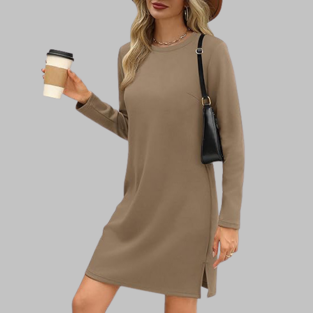 Trace | Casual Long Sleeve Mini Dress